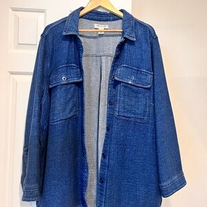 Madewell Blue  Denim Shirt jacket